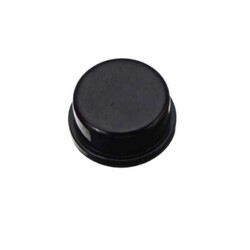 12x12x7.3mm Tact-Push Buton Kapağı - Siyah - Thumbnail