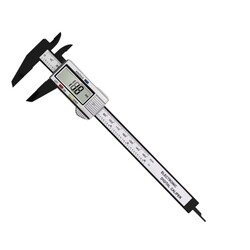 Robo90 - 150mm Dijital Karbon Fiber Kumpas - Pil Hediyeli
