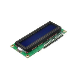 16x2 LCD Ekran - I2C Modüllü - Mavi - Arduino Uyumlu - Thumbnail