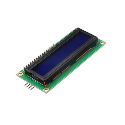 16x2 LCD Ekran - I2C Modüllü - Mavi - Arduino Uyumlu