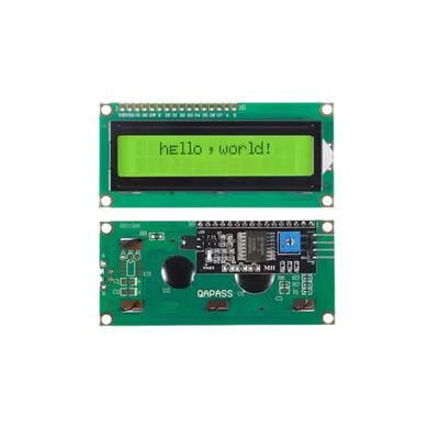 16x2 LCD Ekran - I2C Modüllü - Yeşil