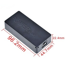 18650 2′li Powerbank Kutusu - Micro USB - Thumbnail