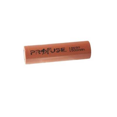 18650 Li-ion Şarj Edilebilir Pil - 3.7V-1500 mAh