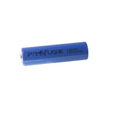 18650 Li-ion Şarj Edilebilir Pil - 3.7V-1800 mAh - Başlıklı