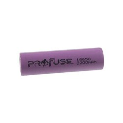 18650 Li-ion Şarj Edilebilir Pil - 3.7V-2200 mAh - Başlıklı - Thumbnail