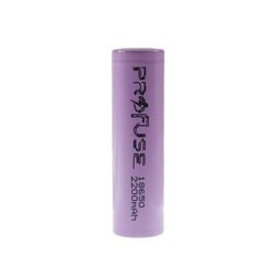18650 Li-ion Şarj Edilebilir Pil - 3.7V-2200 mAh - Başlıklı - Thumbnail