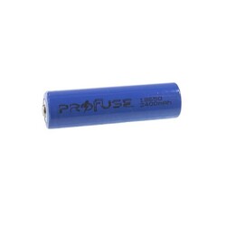 18650 Li-ion Şarj Edilebilir Pil - 3.7V-2400 mAh - Başlıklı - Thumbnail