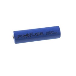 18650 Li-ion Şarj Edilebilir Pil - 3.7V-2600 mAh - Başlıklı - Thumbnail