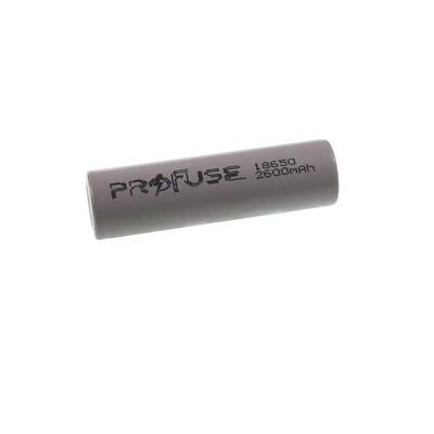 18650 Li-ion Şarj Edilebilir Pil - 3.7V-2600 mAh