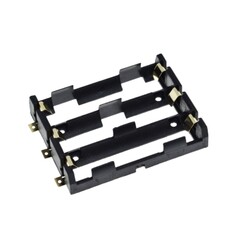 Robo90 - 18650 SMD/SMT 3'lü Pil Yuvası