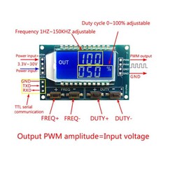 1Hz-150Khz PWM Sinyal Jeneratörü - LCD Ekranlı-XY-LPWM - Thumbnail