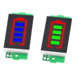 1S-8S LiPo Pil Kapasite Göstergesi- Yeşil - Thumbnail