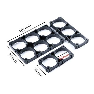 2 li 32700 Li-ion Pil Slot Tutucu