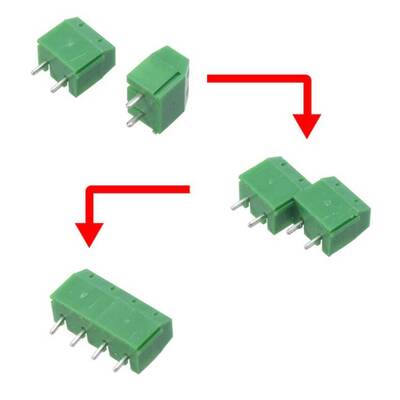 2 Pin 0 No 5.00mm Klemens - Terminal Konnektör