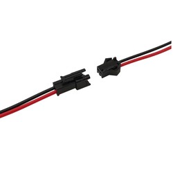 2 Pin JST SM Kablolu Konnektör - Dişi-Erkek - 15cm - Thumbnail
