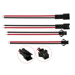 2 Pin JST SM Kablolu Konnektör - Dişi-Erkek - 15cm - Thumbnail