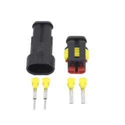 Robo90 - 2 Pin Su Geçirmez Konnektör Takımı