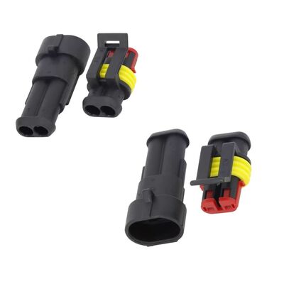 2 Pin Su Geçirmez Konnektör Takımı