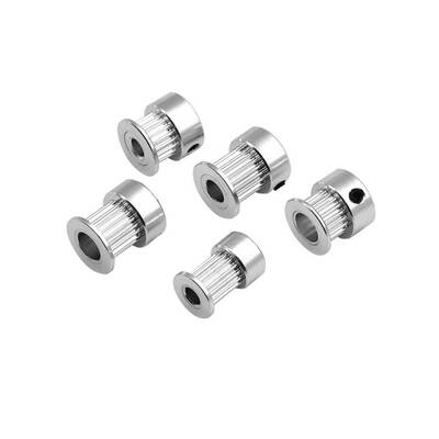 20 Diş GT2-10mm Kasnak - 6.35mm Şaft Çapı