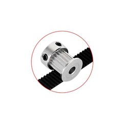 20 Diş GT2-10mm Kasnak - 6.35mm Şaft Çapı - Thumbnail