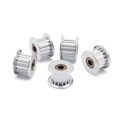 20 Diş GT2-10mm Rulmanlı Kasnak - 3mm Şaft Çapı - Thumbnail