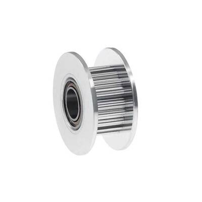 20 Diş GT2-6mm Rulmanlı Kasnak - 5mm Şaft Çapı