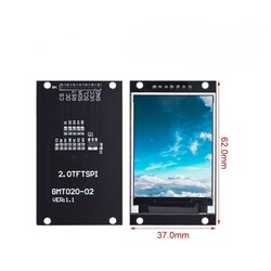 2.0 inç TFT LCD Ekran Modülü – ST7789V - SPI 240x320mm - Thumbnail