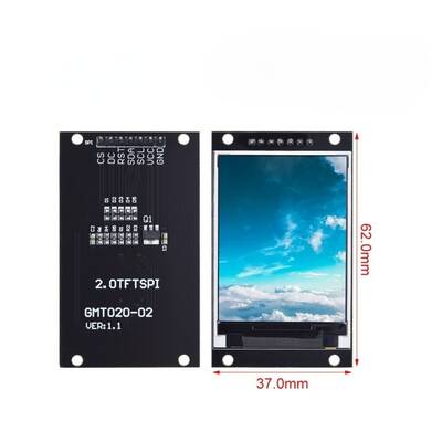 2.0 inç TFT LCD Ekran Modülü – ST7789V - SPI 240x320mm