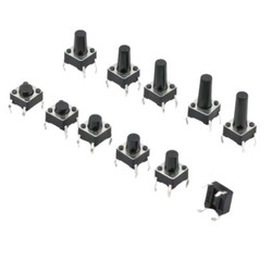200 Adet 6x6mm Tact Buton Seti Kutulu - Thumbnail