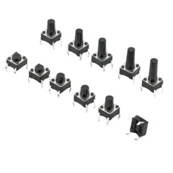200 Adet 6x6mm Tact Buton Seti Kutulu - Thumbnail