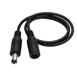 2.1mm Dişi/Erkek Barrel Jack Uzatma Kablosu - 1m - Thumbnail