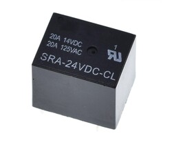 Robo90 - 24V Küp Röle - JQC-3F(T73)-24VDC-1ZS
