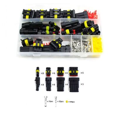 254 Parça Su Geçirmez Konnektör Seti - Kutulu