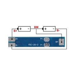 2S 3A BMS 18650 Lityum Pil Şarj Koruma Devresi - 8.4V - Thumbnail