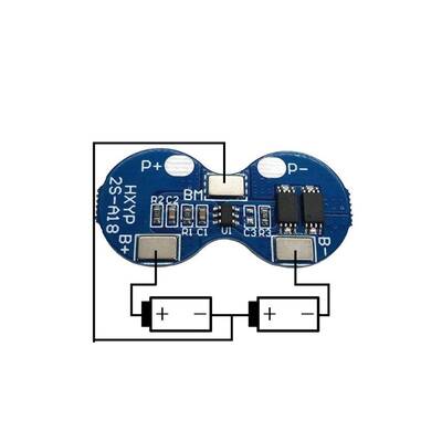 2S 4A BMS 18650 Lityum Pil Şarj Koruma Devresi - 7.4V