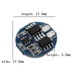 2S 5A BMS 18650 Lityum Pil Şarj Koruma Devresi - 8.4V - Thumbnail