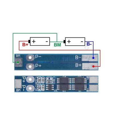 2S 8A BMS 18650 Lityum Pil Şarj Koruma Devresi - 7.4V