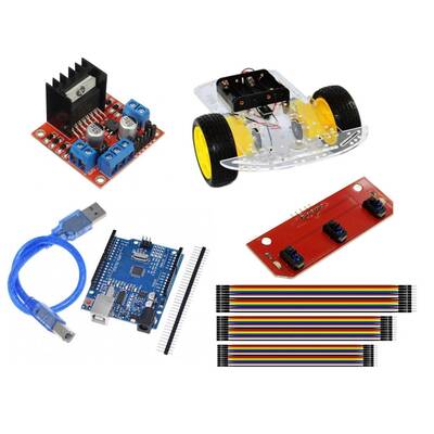 2WD Çizgi İzleyen Robot Kiti
