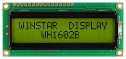 2x16 Lcd Ekran (Yeşil) - Thumbnail
