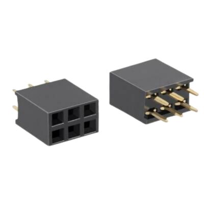 2x3 2.54mm Çift Sıra Dişi Header