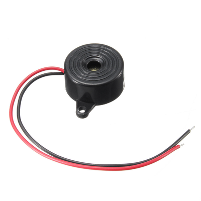 3-24V Devreli 22.6mm Kulaklı Buzzer - Siyah