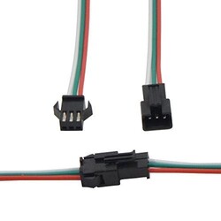 Robo90 - 3 Pin Sm Jst Kablo 20cm Erkek - Dişi Takım