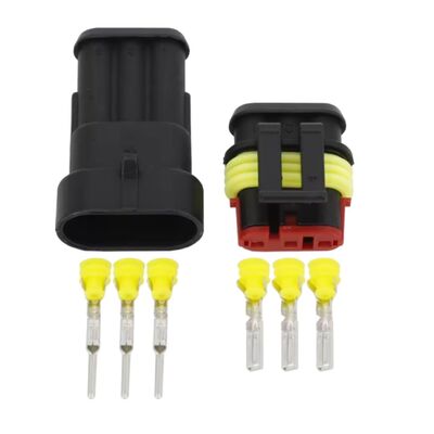 3 Pin Su Geçirmez Konnektör Takımı