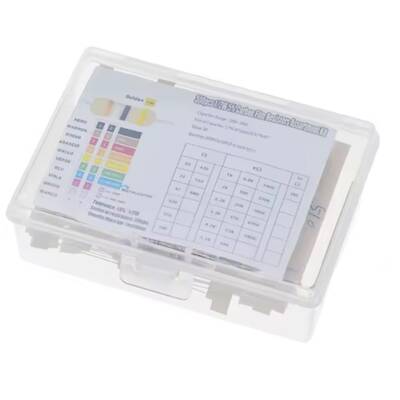 300 Adet Kutulu 1/2W 5% Direnç Seti - 10 ohm-1M ohm