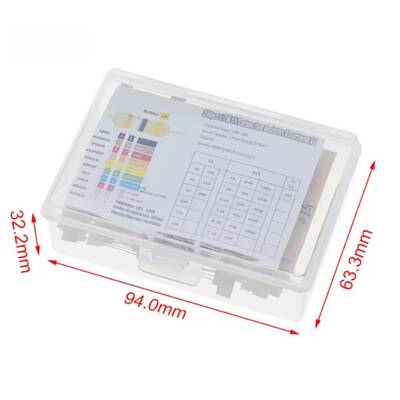 300 Adet Kutulu 1/2W 5% Direnç Seti - 10 ohm-1M ohm