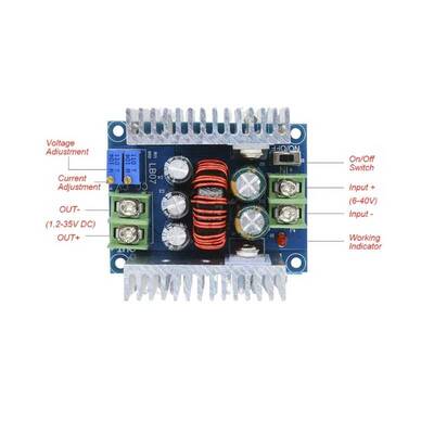 300W 20A DC-DC Düşürücü Voltaj Regülatörü - Buck-Step Down