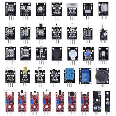 37 Parça Sensör (Modül) Seti - Kutulu - Arduino Uyumlu