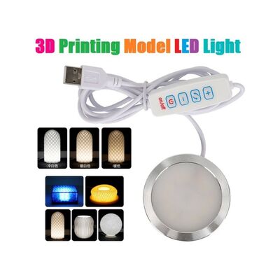 3D Baskı Modeli 5V USB LED Lamba Kiti - Parlaklık Ayarlanabilir.