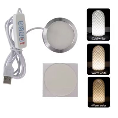 3D Baskı Modeli 5V USB LED Lamba Kiti - Parlaklık Ayarlanabilir.