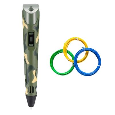 3D Kalem - Pen - Kamuflaj - Full Set